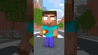 MINECRAFT ON 1000 PING (Bandits rob a bank) - Minecraft Animation