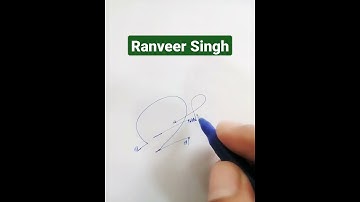 Ranveer Singh Name Signature Request done