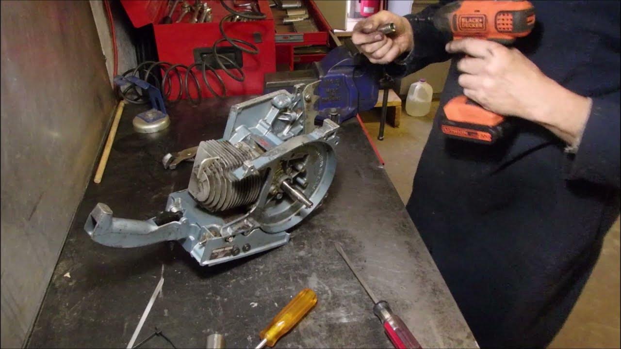 Homelite 77 cc C51 Chain Saw Disassembly YouTube