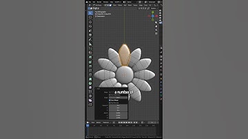 The easiest way to align your flower! 🙈#blender3d