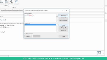 How to Spell Check Your Outlook Messages in Office 365