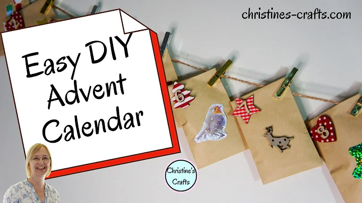 HOW TO MAKE A CUTE ADVENT CALENDAR FROM ENVELOPES IN 30 MINUTES