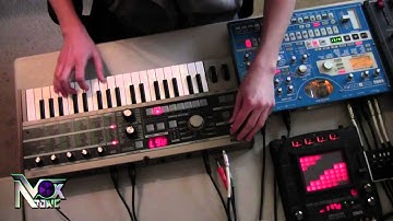 Skrillex - Scary Monsters and Nice Sprites LIVE Synth Cover (Vox Atomic)