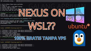 Cara Garap Nexus CLI Node di Windows Tanpa VPS...EZ