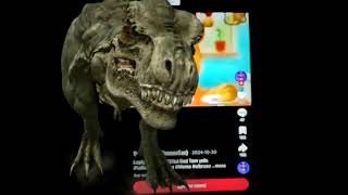 Tyrannosaurus Rex Roar Vs My Talking Tom Screaming