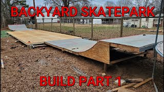 backyard skatepark build