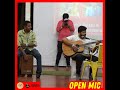 Rohit desai as guitarist and vinayak sasane on clapbox made open mic even a memorable one