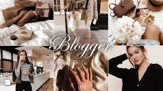 Blogger Preset - Mobile Lightroom Tutorial and Presets | Lightroom Blogger | Minimalis Feeds