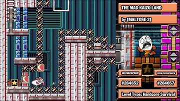 Mega Man Maker || #284652 & #284657 | THE MAD KAIZO LAND (My level)