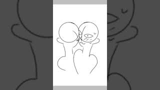 Couple kiss -ych