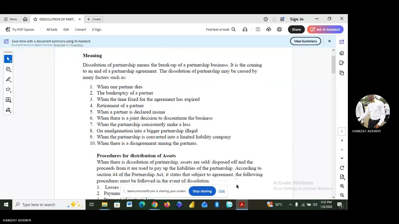 EXPLANATION ON DISSOLUTION OF PARTNERSHIP 20260108 154735 Meeting Recording