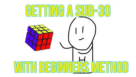 Getting SUB-30s on 3x3 using Beginners Method! | Cubing Challenges 8