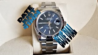 Datejust 41 blue dial Oyster bracelet Reference # 126334