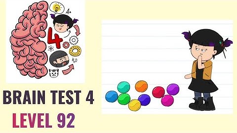 🧠 Brain Test 4 Level 92 | How many marbles does tiki have? | Walkthrough