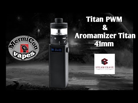Titan PWM mod Aromamizer 41mm by Steam Crave "Ελληνική Παρουσίαση" & Στήσιμο “Greek review“