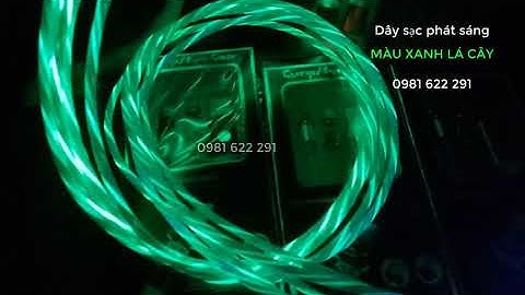 Dây sạc LED phát sáng - Sạc cho mọi loại máy