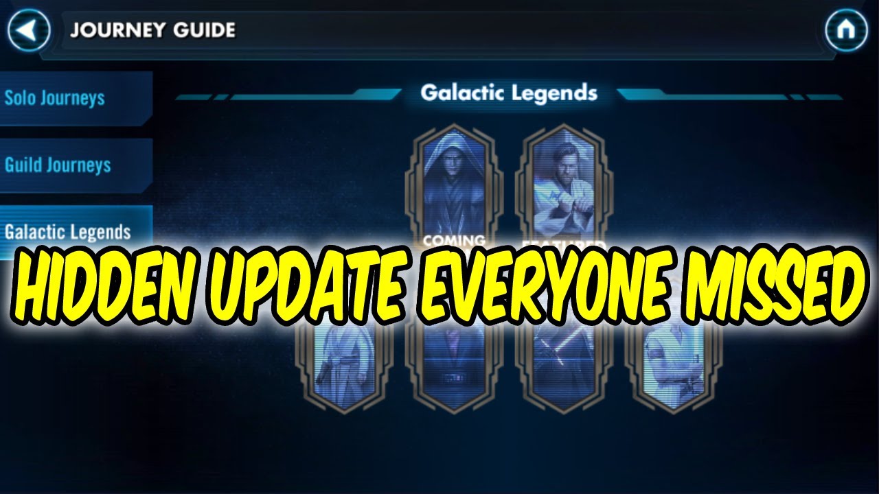 Hidden Update No One Noticed In SWGOH YouTube