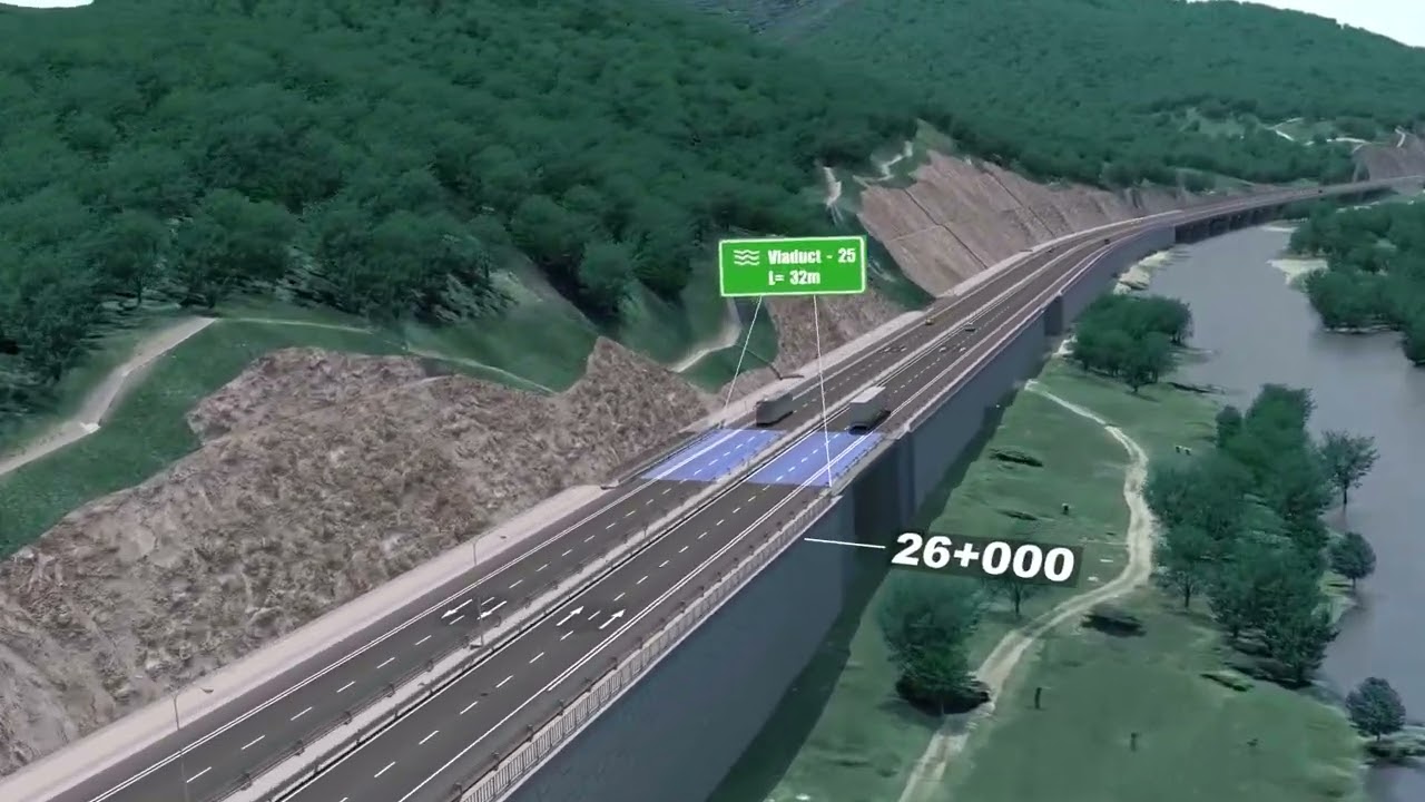 Evoluție bună a lucrărilor pe secțiunea 2 a Autostrăzii Sibiu – Pitești (A1). Cum va arăta la final