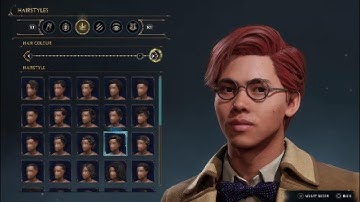 Hogwarts Legacy | Male Character Creator,All Hair Styles, Eye Color, Skintone, and Voices.