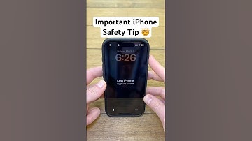 iPhone safety tip that you need to know 🤯 #iphonetips #iphonetricks #lifetips