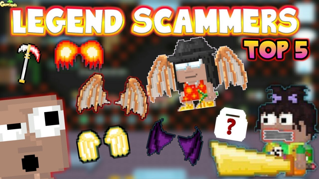 Top 5 Legend Scammer !!! ( Famous Legends ) | GrowTopia