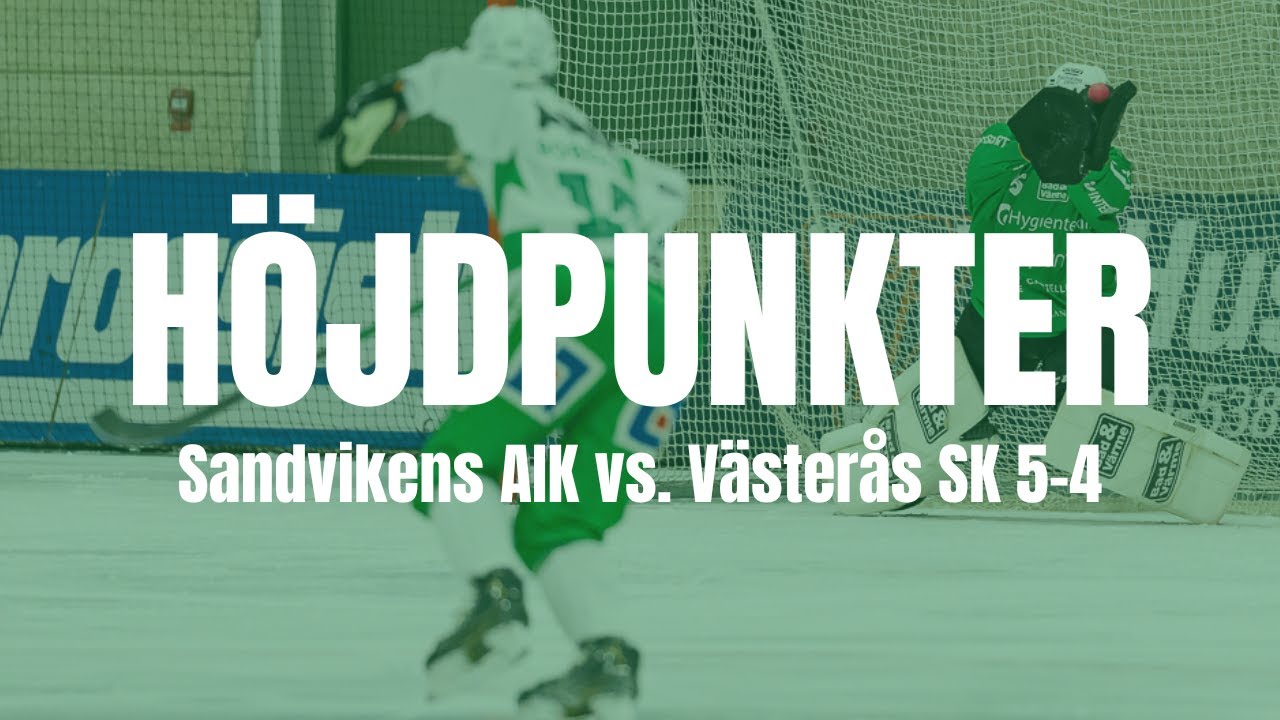 Höjdpunkter | Sandvikens AIK - Västerås SK 5-4 | Elitserien Dam - YouTube