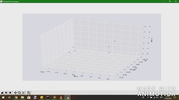 n bodies simulation with Python