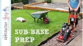 Preparation for a Patio or Path | Digging out and SubBase