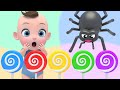 aranha Johny Johny Sim Papa música colorida Learn Sing A Song! Infantil Nursery Rhymes