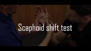 Scaphoid shift test