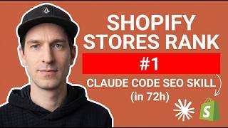 Shopify Stores Rank #1 With This Claude Code SEO Skill in (72h)