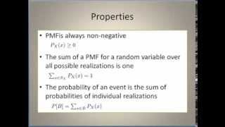 Discrete Random Variables & Probability Mass Function