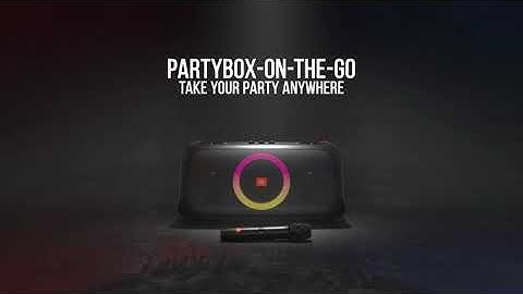 JBL | PartyBox On-The-Go | Portable party speaker with built-in lights and wireless mic.