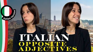 Master Italian Opposite Adjectives - Italian Vocabulary [ENG SUB] screenshot 5
