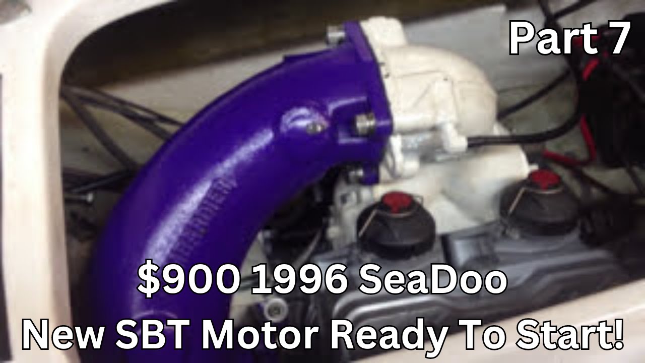 1996 Seadoo GTX almost ready to start! Converting it to pre-mix - YouTube