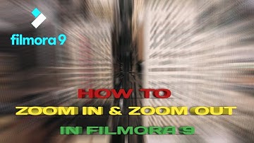 Wondershare filmora 9 | zoom in zoom out editing tutorial | how to zoom in filmora 9