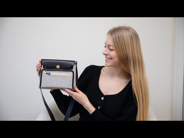 どんなコーデにもピッタリ◎【HERMES】Herbag ミニサイズ ベトン Hermes Herbag 20 | In Depth Overview and Try On - YouTube