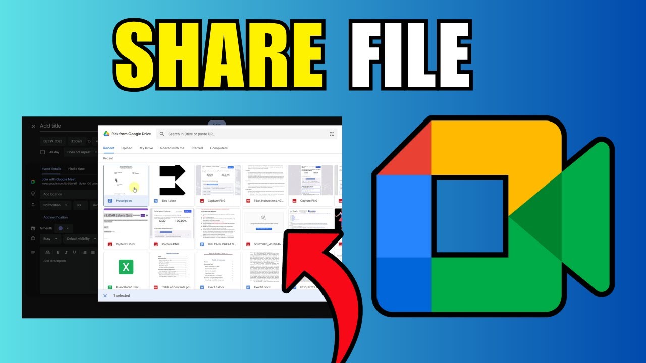 adding and accessing sharefile in google workspace |... How To Share File in Google Meet - New Method - YouTube