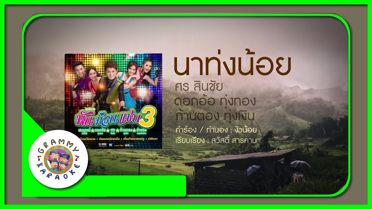 คาราโอเกะ นาท่งน้อย - ศร สินชัย, ดอกอ้อ ทุ่งทอง, ก้านตอง ทุ่งเงิน Original Karaoke