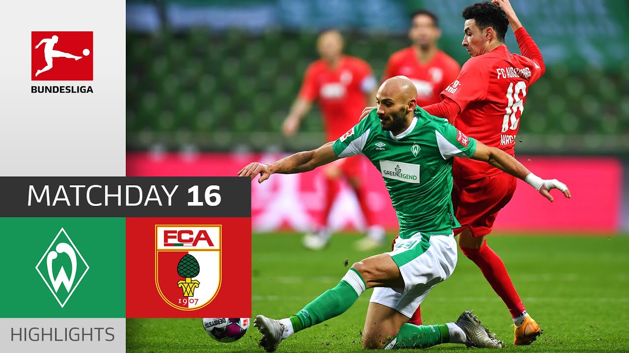 Sv Werder Bremen Fc Augsburg 2 0 Highlights Matchday 16 Bundesliga 2020 21 Youtube