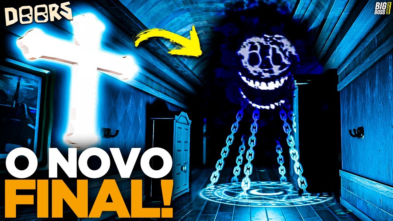 Roblox - CHEGUEI NO FINAL DO DOORS NA NOVA ATUALIZAÇÃO! (HOTEL+