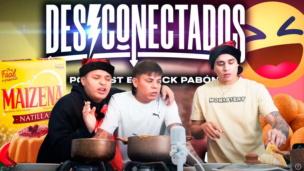 preparando natilla y buñuelos con desconectados