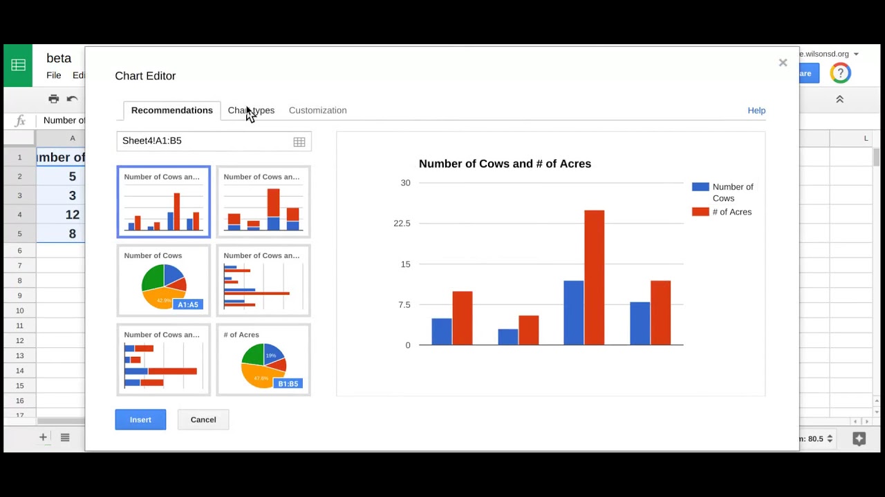 google scatter plot maker