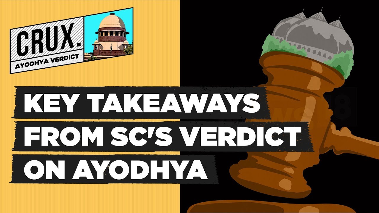 5 Point Analysis of The Landmark Ayodhya Verdict  | Crux+