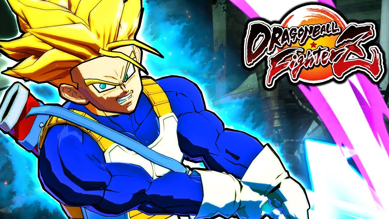 Dragon Ball FighterZ - Future Trunks Saiyan Armor Gameplay & ALL DRAMATIC  FINISHES GAMEPLAY MOD 