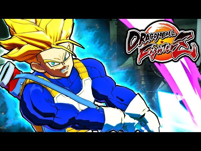 Dragon Ball FighterZ - Future Trunks Saiyan Armor Gameplay & ALL DRAMATIC  FINISHES GAMEPLAY MOD 