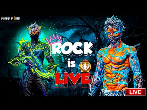ROCK IS LIVE🤞GUILD TEST❤️BR TOURNAMENT #freefirelive #freefirelivegiveaway GARENA FREE FIRE IS LIVE