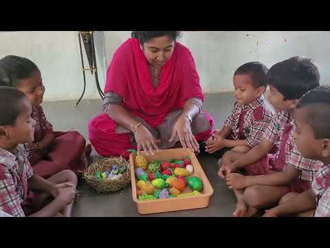 fruits & vegetables model..... With mud..#primarytlm #education #primaryactivities #play way method