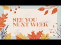 Sunday Service 10/15/23
