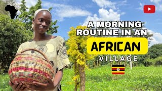 A Morning Routine in an African Village #africa #adayinthelife #anafricanvillage